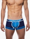 PUMP パンプ ローライズボクサーパンツ TRUE BLUE MICRO MESH TOUCH DOWN TRUNK PUMP! Underwear メンズ 男性下着