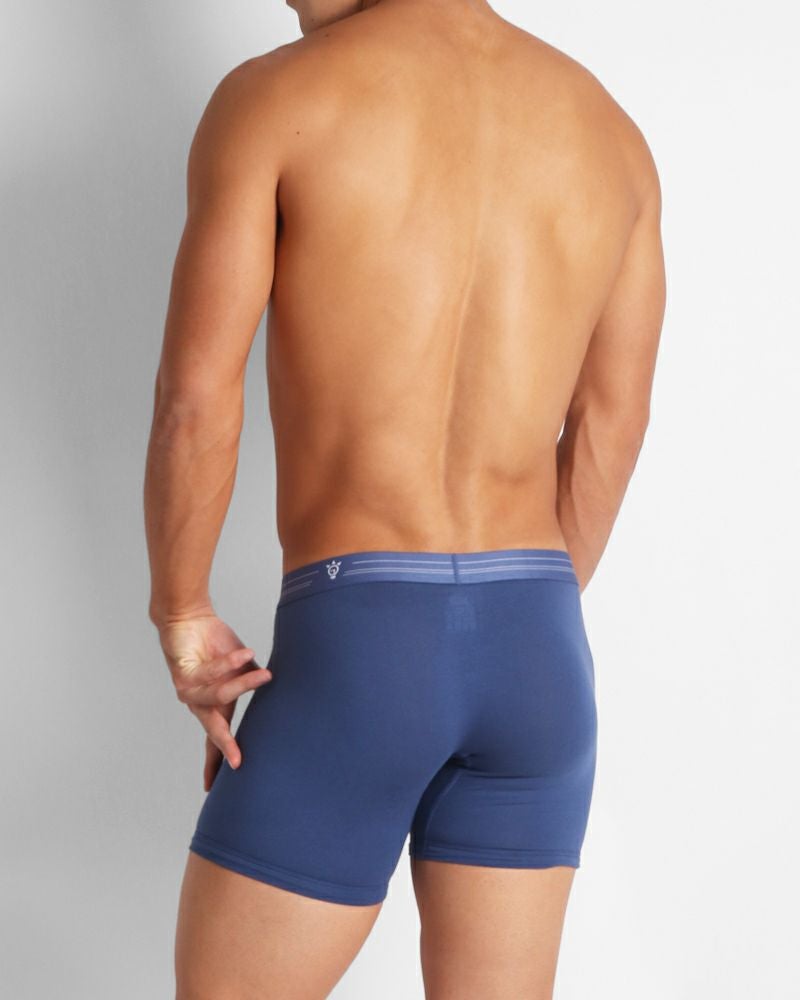 UNDERSTAND アンダースタンド ［アンダー・スタンダード］ モモフィッター ボクサーブリーフ （ブルー：Blue） モダール生地 メンズ 男性下着 パンツ 無地 ベーシック