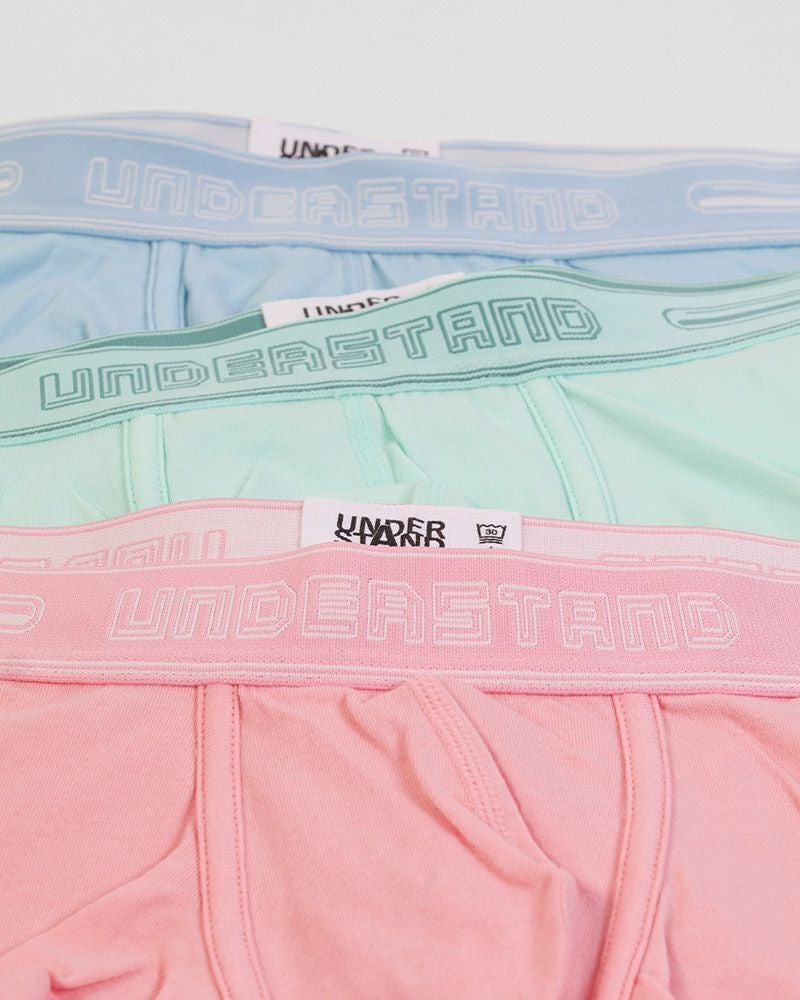 UNDERSTAND アンダースタンド STAMPED ローライズボクサーパンツ （ハニーサックル：Honeysuckle） メンズ 男性下着