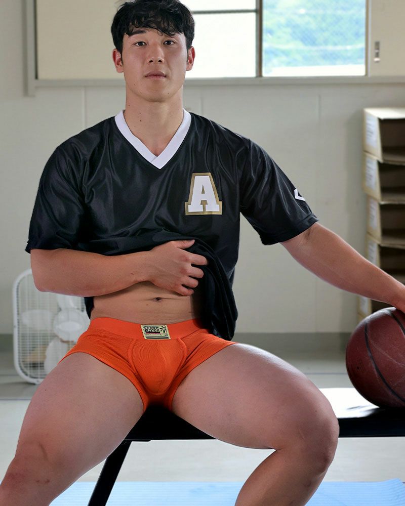 UNDERSTAND アンダースタンド OK-PATCH ローライズボクサーパンツ （オレンジピーク：Orange Peak） メンズ 男性下着 パンツ