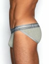 C-IN2 ダッシュブリーフ ZEN DASH BRIEF （グラントグレー/USAサイズ） スポブリ CIN2 シーインツー メンズ下着 インナー 男性 パンツ アンダーウェア ブランド