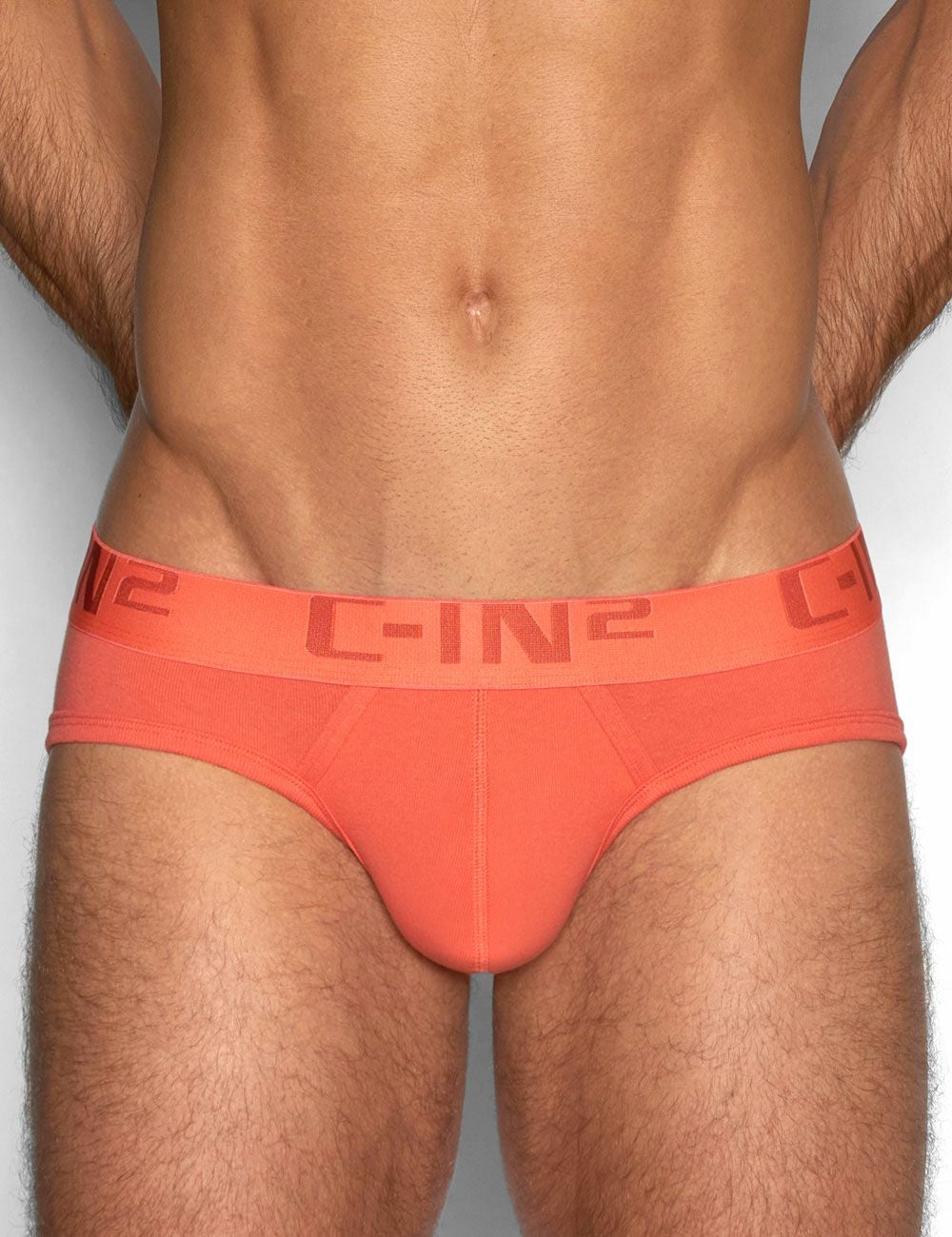 C-IN2 ローライズブリーフ ビキニ CORE IN COLOR LOW NO SHOW PROFILE BRIEF （ラジレッド） CIN2 シーインツー メンズ下着 インナー 男性 パンツ アンダーウェア ブランド