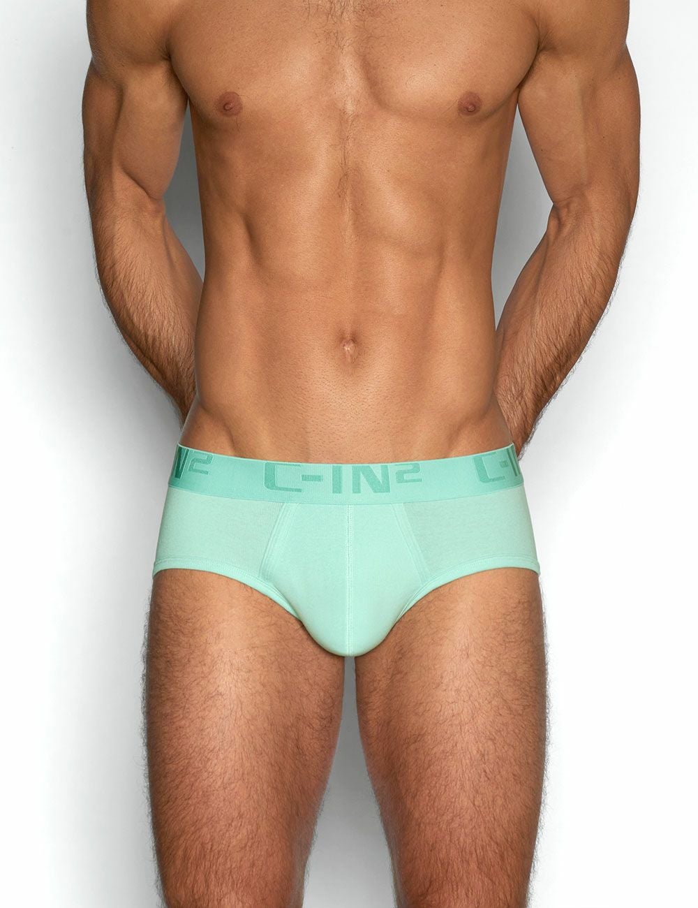 C-IN2 スタンダードブリーフ 深丈ブリーフ CORE IN COLOR MID RISE BRIEF （ゲイルグリーン） CIN2 シーインツー メンズ下着 インナー 男性 パンツ アンダーウェア ブランド