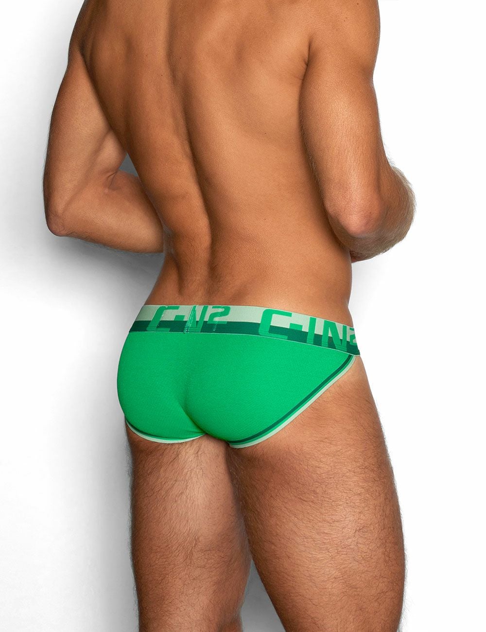 C-IN2 ダッシュブリーフ MESH DASH BRIEF （ガリレオグリーン） CIN2 シーインツー メンズ下着 インナー 男性 パンツ アンダーウェア ブランド