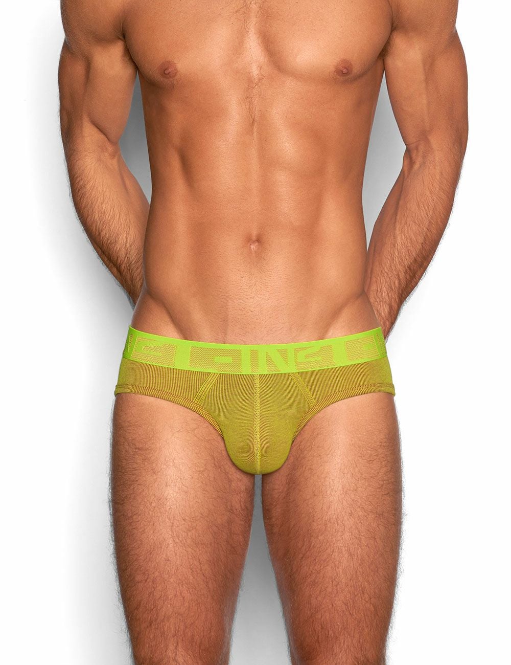 C-IN2 ローライズブリーフ ビキニ UNDERTONE LOW RISE PROFILE BRIEF （エールイエロー） 【リブコットン】 CIN2 シーインツー メンズ下着 インナー 男性 パンツ アンダーウェア ブランド