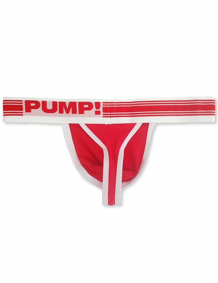 PUMP パンプ Tバック （FREEFIT-RED） LOW RISE MESH CUP THONG PUMP! UnderwearメンズTバック メンズパンツ 男性下着