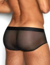 C-IN2 前開き ブリーフ ビキニ SHEER Fly Front Brief （ブラック） シースルー メッシュ CIN2 シーインツー メンズ下着 インナー 男性 パンツ アンダーウェア ブランド