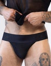 C-IN2 ジョックストラップ SHEER JOCK STRAP （ブラック） シースルー メッシュ ケツ割れ ケツワレ サポーター CIN2 シーインツー メンズ下着 インナー 男性 パンツ アンダーウェア ブランド