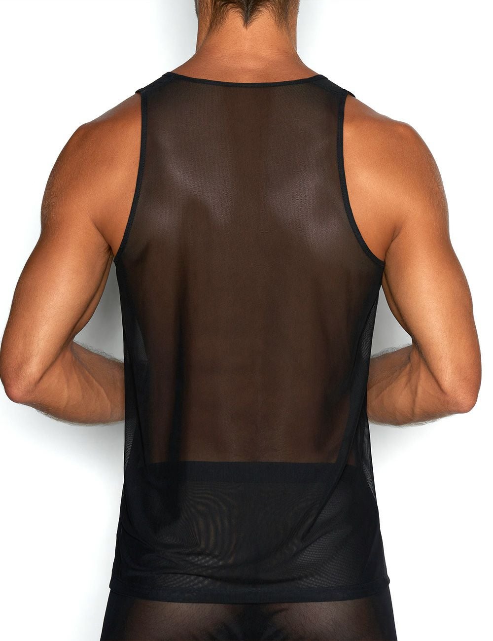 C-IN2 タンクトップ SHEER Relaxed Tank （ブラック） シースルー メッシュ CIN2 シーインツー メンズ下着 インナー 男性 アンダーウェア ブランド