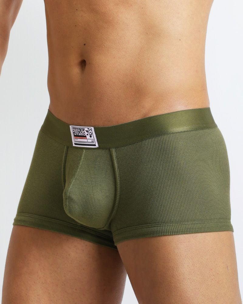 UNDERSTAND アンダースタンド OK-PATCH ローライズボクサーパンツ （ジョググリーン：Joggreen） メンズ 男性下着 パンツ
