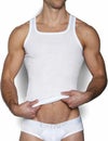 C-IN2 タンクトップ LAYERS CLASSIC RIBBED FITTED TANK （ホワイト） CIN2 シーインツー メンズ下着 インナー 男性 アンダーウェア ブランド