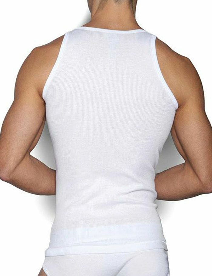 C-IN2 タンクトップ LAYERS CLASSIC RIBBED FITTED TANK （ホワイト） CIN2 シーインツー メンズ下着 インナー 男性 アンダーウェア ブランド