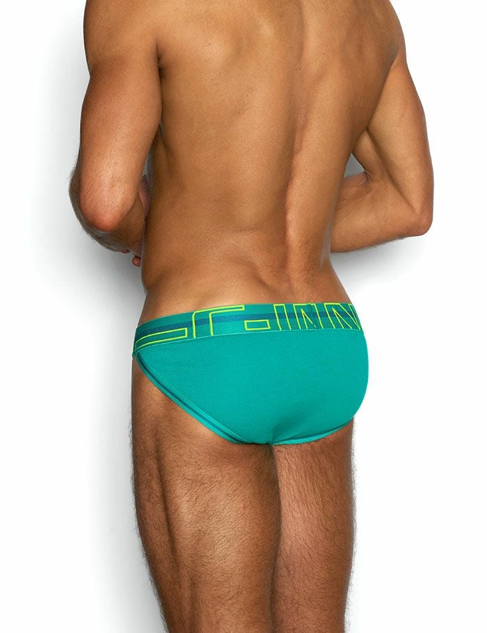 C-IN2 ダッシュブリーフ ZEN DASH BRIEF （ゴーディグリーン/2024限定色/イーモンサイズ） スポブリ CIN2 シーインツー メンズ下着 インナー 男性 パンツ アンダーウェア ブランド