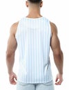 PUMP パンプ ストライプ タンクトップ （SkyBlue） STRIPED TANK TOP PUMP! Underwear メンズ 男性下着