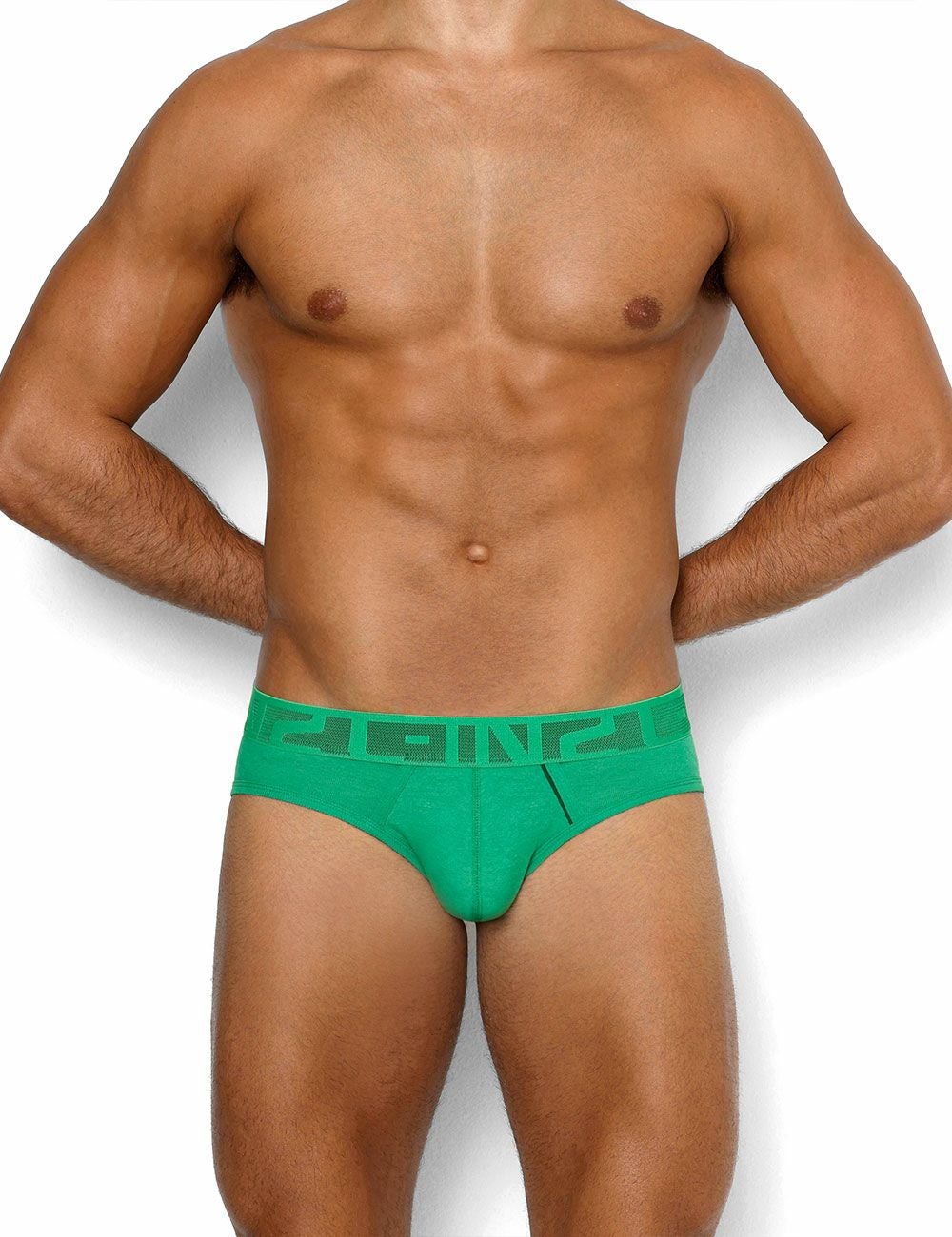 C-IN2 2025新色 ローライズブリーフ ビキニ HAND ME DOWN LOW NO SHOW PROFILE BRIEF スペアミントグリーン