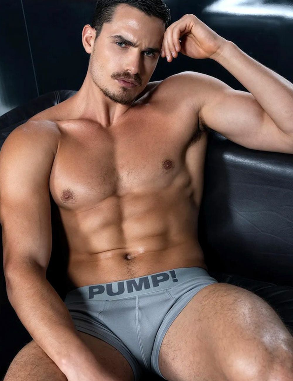 PUMP パンプ ローライズボクサーパンツ GRAY CLASSIC NO-SHOW TRUNK PUMP! Underwear メンズ 男性下着