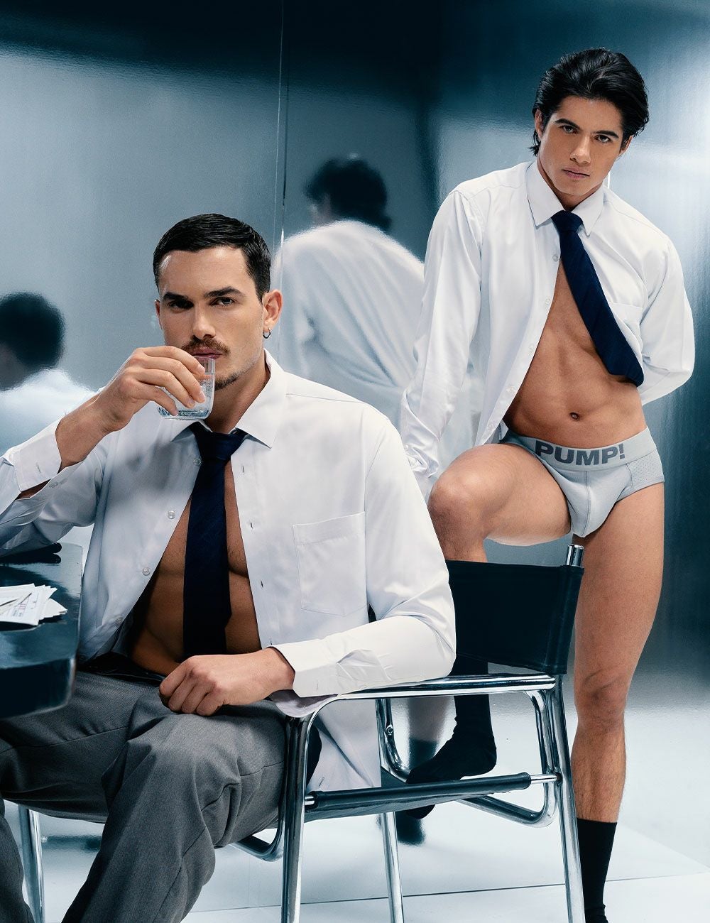 PUMP パンプ ローライズブリーフ ビキニ GRAY CLASSIC BRIEF PUMP! Underwear メンズ 男性下着